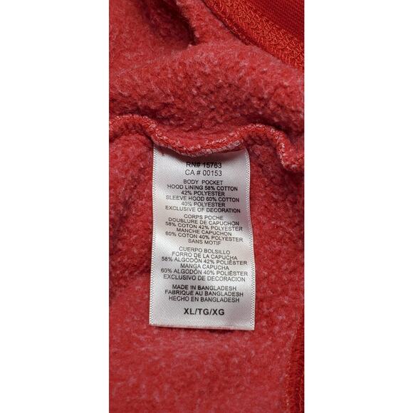 Champion USC Trojans Sz XL Hoodie Sweatshirt Adult Red Champs University C27 - Picture 6 of 8